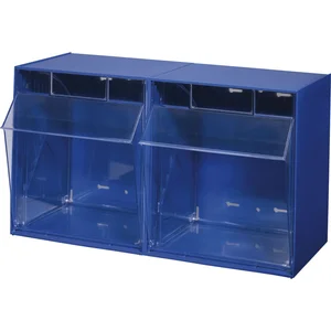 ALLIT Klappschütten-Magazin Gr. 2 blau 600 x 310 x 350 mm