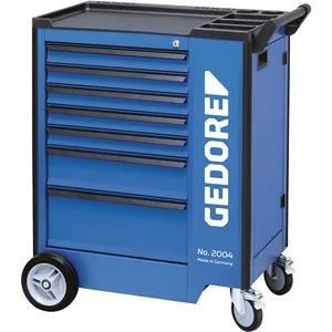 GEDORE Werkzeugwagen 2004 775 x 435 x 985 mm 7 Schubladen Einzelauszugssperre