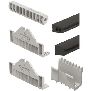ECONOMY Dichtungsset PRO FLEX, 2500 mm, Glasstärke 12,76 mm,Kunststoff/Gummi