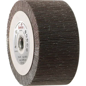 LUKAS Lamellenwalze LWL Normalkorund 100 x 50 mm Korn NK80 M14
