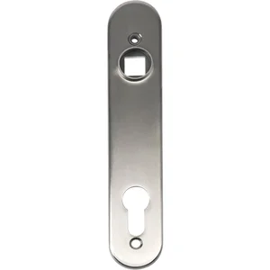 Langschild 3020-HYB-A2 für Rohrrahmenschlösser, 185 x 35 x 6 mm, Edelstahl