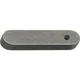 Passfeder DIN 6885AS mit Gewinde - C45C Stahl blank