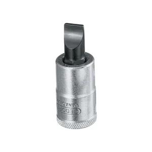 GEDORE Schraubendreher-Einsatz IS19 DIN3120 1/2"vierkant 8.0 mm Schlitz