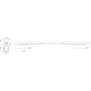 GEZE Türschließer TS 5000 ISM, EN 3-6, 2-flg. Gleitschiene, Freilauf, silber