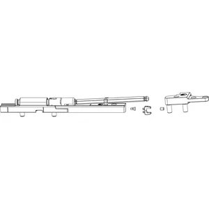 MACO Lastabtragung POWER für Bodenschwelle, Falztiefe 30 mm, 150 kg, rechts