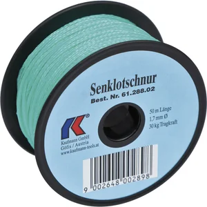 KAUFMANN Senklotschnur Polyethylen grün, auf Spule ø 1,7 mm Länge 30 m