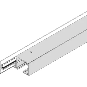 DORMA-Glas Muto 80 Seitenteilprofil auf Maß Glas 8-13,5 mm Alu silber eloxiert