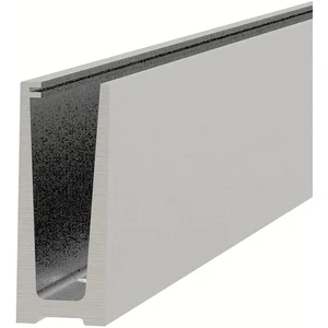 ECONOMY Bodenprofil 0004 zur aufgesetzten Montage, 5000 mm, Alu silber eloxiert