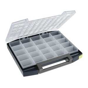 RAACO Sortimentkoffer Boxxser 55 5x10-25 Einsätze 361 x 421 x 55 mm