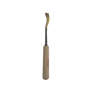 STUBAI Bildhauer-Stechbeitel geschliffen mit Holzheft Form 34 Breite 12 mm