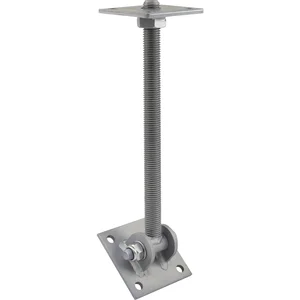 Pitzl Pfostenträger PTP 12013.7301 - Stahl ZiNiP beschichtet mit Gewindestange