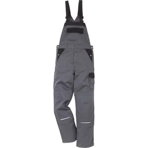 KANSAS Latzhose Icon grau/schwarz 46