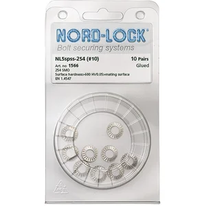 NORD-LOCK Keilsicherungsscheiben NL 5spss-254, Edelstahl A4 - Blister SB-10