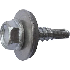 DIN7504K 4.8x 25 verzinkt Sechskantbohrschraube mit Scheibe ø 16 mm