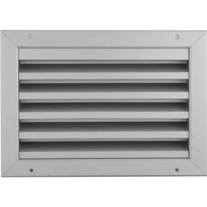 UPMANN Wetterschutzgitter eckig zum Einbauen 295 x195 mm Alu silber
