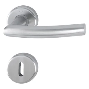 HOPPE Drückergarnitur ALTA - auf Rosette BB, 39-47 mm, Edelstahl matt