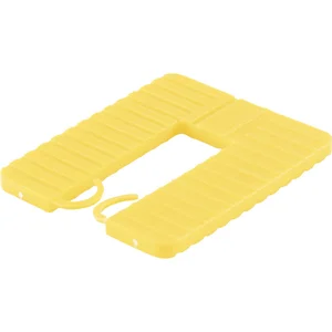 ROTO Euroklick Distanzplatte mit Sperrhaken 65 x 52.5 x 4 gelb