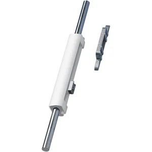 GEZE OL90N/OL95 Zusatzverriegelung, Überschlag 14-25 mm, Alu weiß RAL 9016