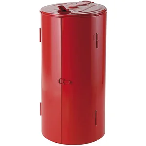Wertstoffsammler rund 120 Liter rot
