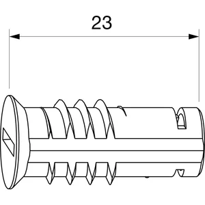 MACO-TRONIC Magnet einschraubbar in Zink Gehäuse, silber (465323)