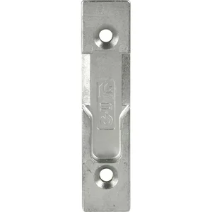 GU Schließteil für Rollzapfen, Stulp 20 mm, Falz 4 mm, verzinkt silberfärbig