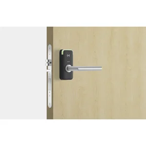 SALTO Rosettenbeschlag XS4 Mini EM150WFH VK 9 mm TS 47-60 mm W-Drücker Edelstahl
