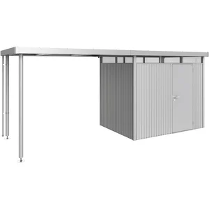 BIOHORT Seitendach HighLine H2 silber-metallic