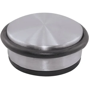 SECOTEC Bodentürpuffer - freistehend rund 95, 1,3 kg, H 45mm,Edelstahl geschl.SB