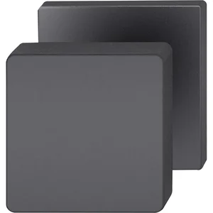 FSB Türknopf 23 0811 03500, 50 x 50 mm, Aluminium schwarz matt