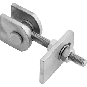 Anschweißtorband verstellbar, Länge 119 mm, Edelstahl V2A