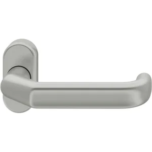 FSB FH-Rahmentürdrücker 06 0662 Hochhaltefeder B Rosette oval Aluminium silber