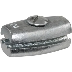Eiform-Klemmen verzinkt für Seil ø 6 mm