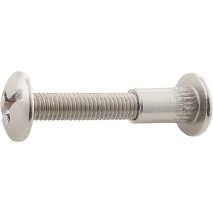 SECOTEC Verbindungsschrauben M6 vernickelt für Holzstärke 35-42 mm SB-8 BL2
