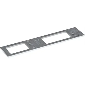 GEZE Montageplatte für TS 4000/5000, weiß RAL 9016 matt