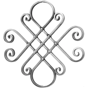 ARTEFERRO Zierelement, Profil 16 x 8 mm, 400 x 410 mm, Schmiedeeisen
