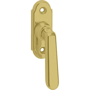 GRUNDMANN Fenstergriff ALT-WIEN 904 - sichtbar geschraubt, 7x35, Messing poliert