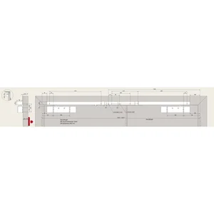 DORMAKABA Gleitschiene GSR-EMR2-V-BG- XEA, silber
