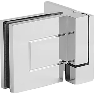 DORMA-Glas Duschtürband TANORA S2 90° Glas-Wand, rechts, Messing glanzverchromt