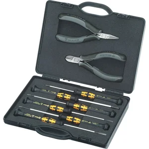 KNIPEX Elektronik-Werkzeugset ESD 002018ESD, 8-teilig in Box