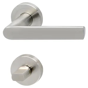 SOLIDO Drückergarnitur DOVER - auf Rosette WC, 38 - 45, Edelstahl matt FH