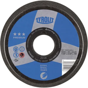 TYROLIT Schleiftopf kegelig Premium***Form 11ZB Edelkorund 110/90x55/M14 Korn 16