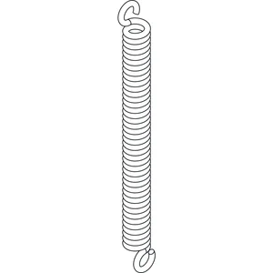 GU-937/934 HS Zugfeder für Hebegetriebeschloss, ab 200 kg, Stahl verzinkt