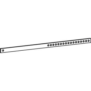 HAUTAU ATRIUM HS Verbindungsstange flach, Gr. 250, FFB 2001-2500, Stahl