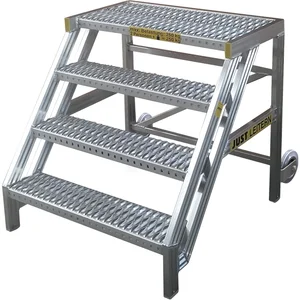 JUST Standtreppe mit Plattform 4-stufig