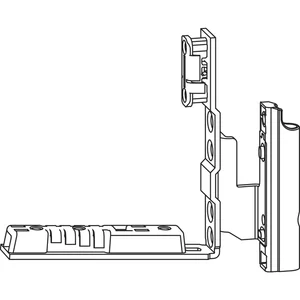 ROTO NX Falzeckband T mit Nutführung Holz 12/20-13 Standard silber rechts