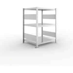 META Steck-Grundregal 1025 x 750 x 600 mm 3 Fachböden 150 kg