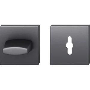 FSB WC Rosette 12 1704 00088 ASL, R/8 mm, ohne Schauscheibe, Aluminium schwarz
