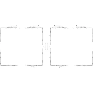 GU-966 PSK mZ Grundkarton Schere, Versatz 13 mm, rechts, Schema C