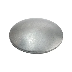 CROSO Scheibe gewölbt für Rohr ø 42,4 x 7,0 x 2,0 mm, Edelstahl geschliffen V2A