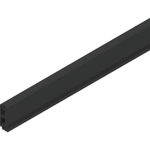 SOLIDO 100/HELM Abstandsprofil 9 mm auf Maß L=6000 mm schwarz matt